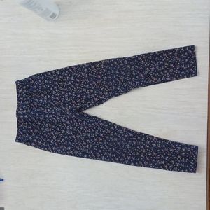 POLO, Girls size 5, Leggings, Navy Blue with floral print